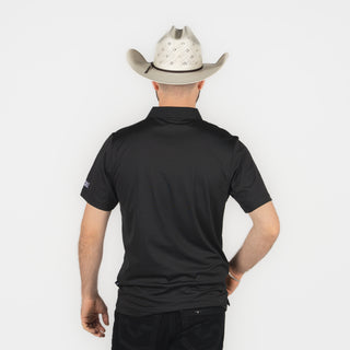 Playera Polo Lost Calf Black Caballero