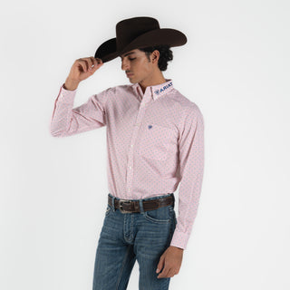 Camisa Ariat Team Primo FTD Red Blue Caballero
