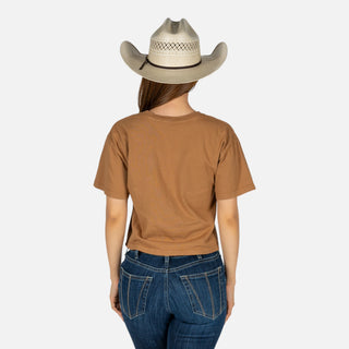 Blusa Kimes Ranch Lucky B Hauler Tabacco Dama