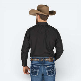 Camisa Rodeo Jackar Negro Caballero