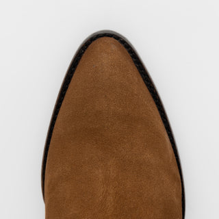 Botín Cuadra Res Nobuck Grase Miel Dama