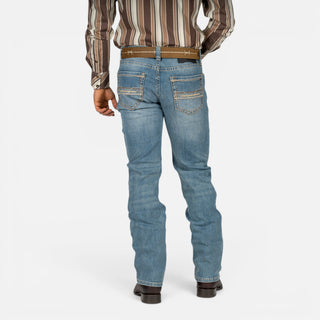 Jeans Rock & Roll Denim Revolver Straight Boot Light Vintage Caballero