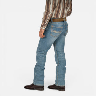 Jeans Rock & Roll Denim Revolver Straight Boot Light Vintage Caballero