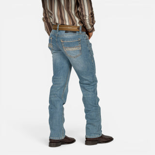 Jeans Rock & Roll Denim Revolver Straight Boot Light Vintage Caballero