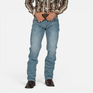 Jeans Rock & Roll Denim Revolver Straight Boot Light Vintage Caballero
