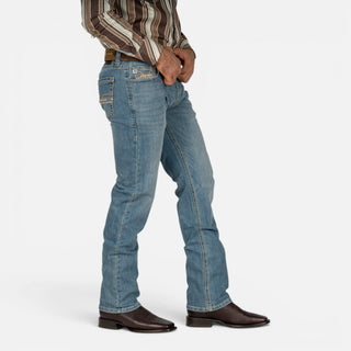 Jeans Rock & Roll Denim Revolver Straight Boot Light Vintage Caballero