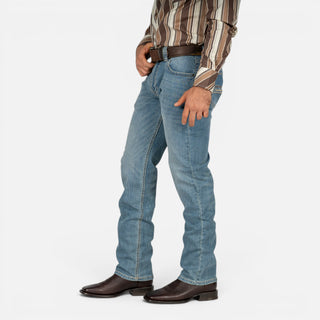 Jeans Rock & Roll Denim Revolver Straight Boot Light Vintage Caballero