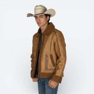 Chamarra McAllen Laredo Camel Caballero