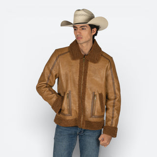 Chamarra McAllen Laredo Camel Caballero