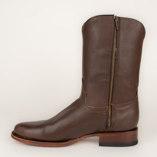 Bota Coyote Ranch Satevó Con Cierre Café Caballero