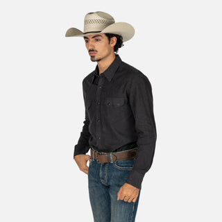 Camisa Rock & Roll Denim Black Caballero