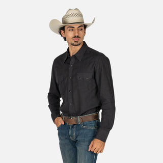Camisa Rock & Roll Denim Black Caballero