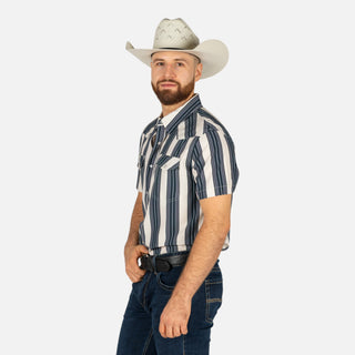 Camisa Panhandle Rayas Charcoal Caballero