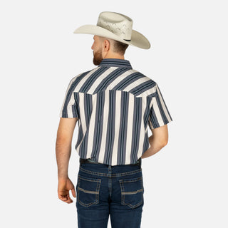 Camisa Panhandle Rayas Charcoal Caballero