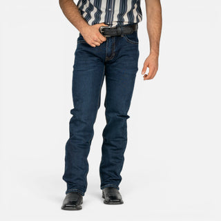 Jeans Rock & Roll Denim Revolver Straight Boot Dark Wash Caballero