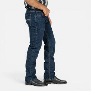 Jeans Rock & Roll Denim Revolver Straight Boot Dark Wash Caballero