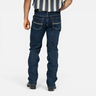 Jeans Rock & Roll Denim Revolver Straight Boot Dark Wash Caballero