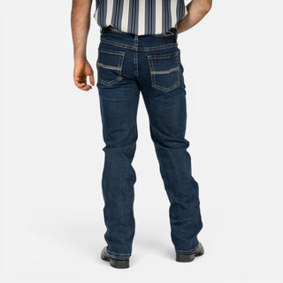Jeans Rock & Roll Denim Revolver Straight Boot Dark Wash Caballero
