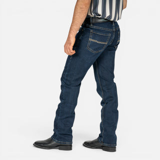 Jeans Rock & Roll Denim Revolver Straight Boot Dark Wash Caballero
