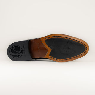 Zapatos Franco Cuadra Mantarraya Negro Caballero
