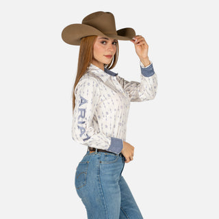 Camisa Ariat Kirby Sea Salt Dewdrop Dama