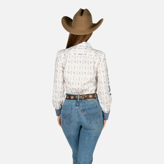 Camisa Ariat Kirby Sea Salt Dewdrop Dama
