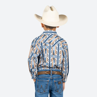 Camisa Rock & Roll Denim Blue Niño
