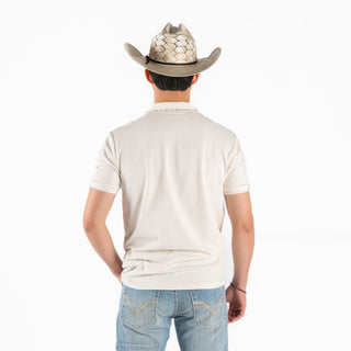 Playera Polo Rodeo Beige Caballero