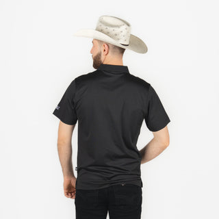 Playera Polo Lost Calf Aztec Black Caballero