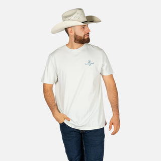 Playera Kimes Ranch Lucky B Statewide Muted White Caballero