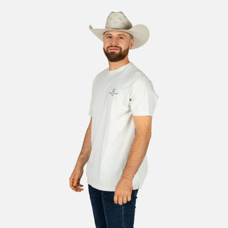 Playera Kimes Ranch Lucky B Statewide Muted White Caballero