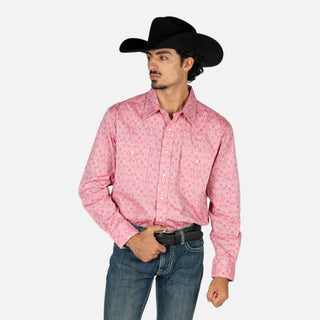 Camisa Panhandle Aztec Red Caballero