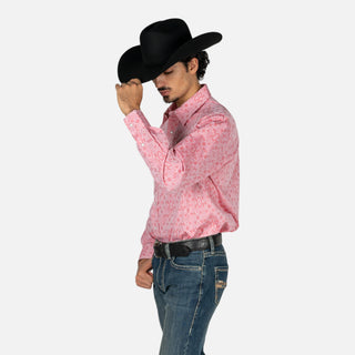 Camisa Panhandle Aztec Red Caballero