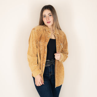 Sobrecamisa Kimes Ranch Dixon Cord Camel Dama
