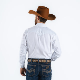 Camisa Rodeo Blanco Rombo Caballero
