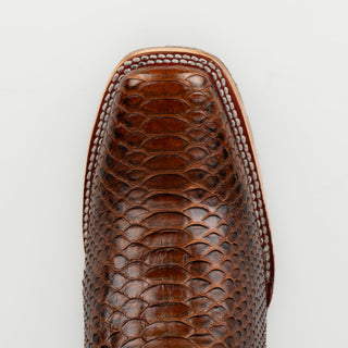 Bota Justin Pitón Café Caballero