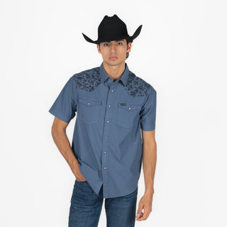 Camisa Kimes Ranch Mediana Navy Caballero