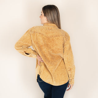 Sobrecamisa Kimes Ranch Dixon Cord Camel Dama