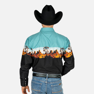 Camisa Panhandle Rodeo Black Caballero