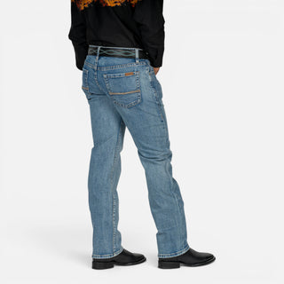 Jeans Rock & Roll Denim Revolver Straight Boot Medium Wash Caballero