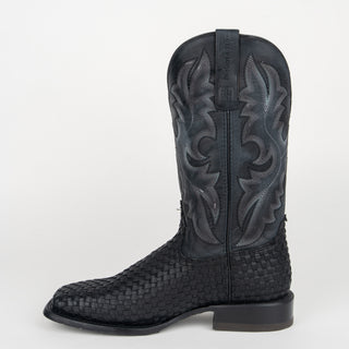 Bota Nokota Colorado 18 Tejido Trenzado Negro Caballero