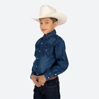 Camisa Wrangler Mezclilla Niño