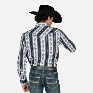 Camisa Rock & Roll Denim Aztec Black Caballero