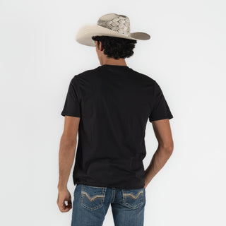 Playera Wrangler Rodeo Black Caballero