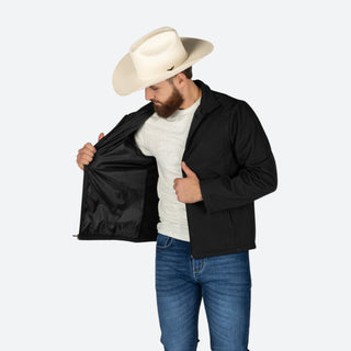 Chamarra Coyote Ranch Negro Caballero