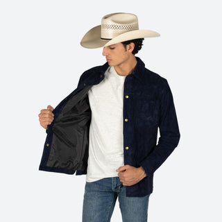 Sobrecamisa Denver Gamuza Marino Caballero