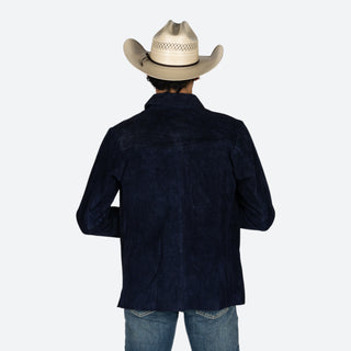 Sobrecamisa Denver Gamuza Marino Caballero