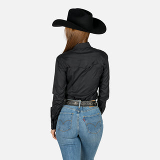 Camisa Rock & Roll Denim Black Dama