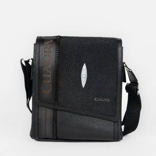 Bandolera BAG Mantarraya Negro Caballero