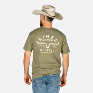 Playera Kimes Ranch Grandview Light Olive Caballero